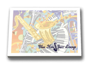 Promotional Sticky Notes: 4 inch x 3 inch Music Design Sticky Notes